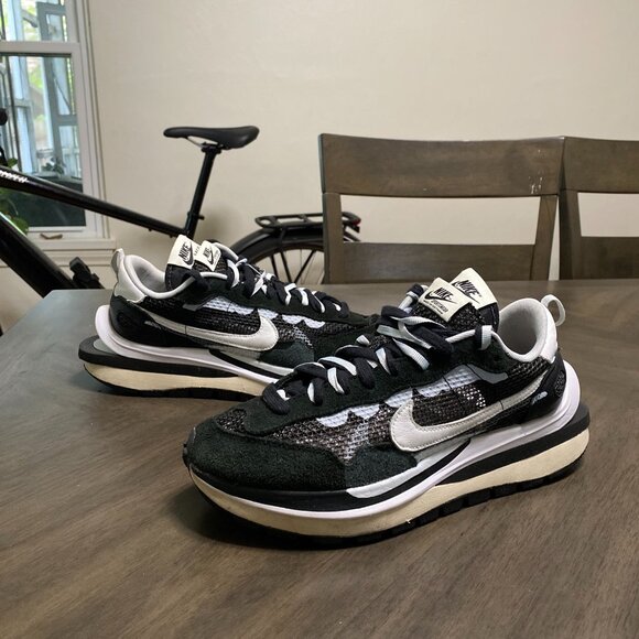 Nike Sacai x Nike Vapor Waffle Black White Preowned Men's Sizer 11